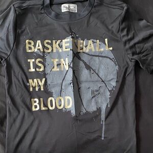 RBX Black and Gold Basketball Tee